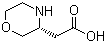 (R)-morpholin-3-yl-acetic acid Structure,1257848-43-3Structure