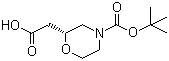 (R)-n-boc-morpholine-2-acetic acid Structure,1257848-48-8Structure