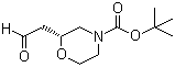 (R)-n-boc-2-(2-oxo-ethyl)-morpholine Structure,1257853-70-5Structure