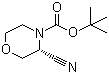 (R)-n-boc-3-cyanomorpholine Structure,1257856-32-8Structure