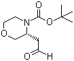 (R)-n-boc-3-(2-oxo-ethyl)-morpholine Structure,1257856-87-3Structure