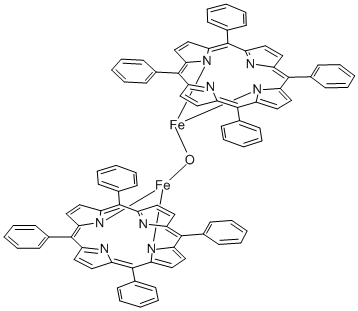 Iron(III) meso-tetraphenylporphine-μ-oxo dimer Structure,12582-61-5Structure