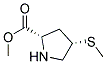 L-proline, 4-(methylthio)-, methyl ester, cis-(9ci) Structure,126111-07-7Structure