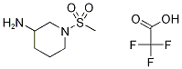 1-(Methylsulfonyl)-3-piperidinamine trifluoroacetic acid salt Structure,1262309-99-8Structure