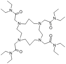 1,4,8,11-Tetrakis(diethylaminocarbonylmethyl)-1,4,8,11-tetraazacyclotetradecane Structure,126320-56-7Structure