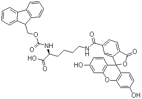 Fmoc-lys(6`-fam)-oh Structure,1266666-04-9Structure