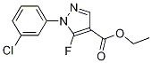 Ethyl 1-(3-chlorophenyl)-5-fluoro-1h-pyrazole-4-carboxylate Structure,1269292-55-8Structure