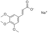 3,4,5-Trimethoxycinnamic Acid Sodium Salt Structure,127427-04-7Structure