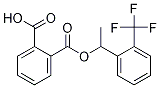 2-((1-(2-(Trifluoromethyl)phenyl)ethoxy)carbonyl)benzoic acid Structure,127733-45-3Structure