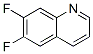 6,7-二氟喹啉結(jié)構(gòu)式_127827-50-3結(jié)構(gòu)式
