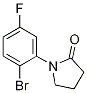 1-(2-Bromo-5-fluorophenyl)pyrrolidin-2-one Structure,1280786-54-0Structure