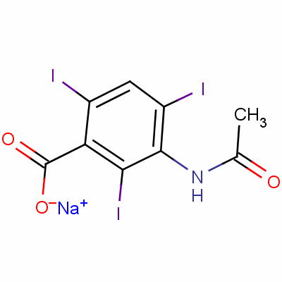 Sodium acetrizoate Structure,129-63-5Structure