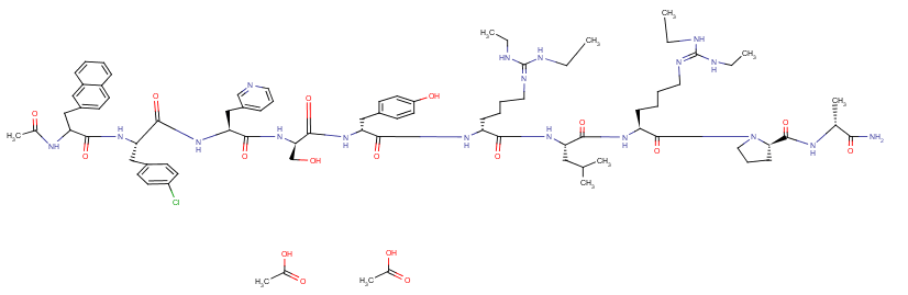 Ganirelix Structure,129311-55-3Structure