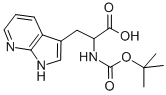 N-{[(2-methyl-2-propanyl)oxy]carbonyl}-3-(1h-pyrrolo[2,3-b]pyridin-3-yl)alanine Structure,129423-33-2Structure