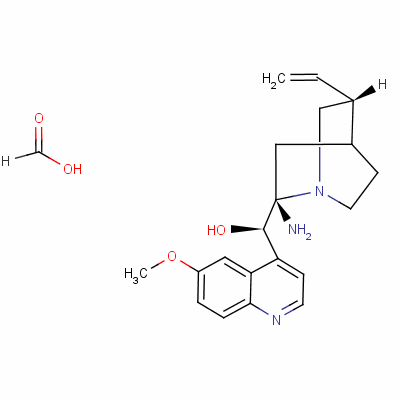 奎寧甲酸鹽結(jié)構(gòu)式_130-90-5結(jié)構(gòu)式