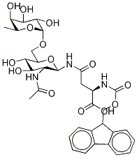 N-[2-(乙酰氨基)-2-脫氧-6-O-(alpha-L-吡喃巖藻糖基)-beta-D-吡喃葡萄糖基]-N2-芴甲氧羰基-L-天冬氨酰胺結(jié)構(gòu)式_1308872-02-7結(jié)構(gòu)式