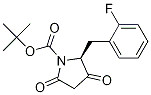 (S)-2-(2-fluoro-benzyl)-3,5-dioxo-pyrrolidine-1-carboxylic acid tert-butyl ester Structure,1313710-28-9Structure