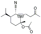 (1S,2s,3r,6s)-3-乙酰氧基-3-甲基-6-(1-甲基乙基)-2-(3-氧代丁基)環(huán)己腈結(jié)構(gòu)式_131447-90-0結(jié)構(gòu)式