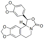 (9ci)-1-(1,3-苯并二氧雜環(huán)戊烯l-5-基)-1,5,6,11b-四氫-3H-[1,3]二氧代[4,5-g]噁唑并[4,3-a]異喹啉-3-酮結構式_131681-60-2結構式