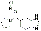 Methanone, 1-pyrrolidinyl(4,5,6,7-tetrahydro-1H-benzimidazol-6-yl)-, hydrochloride Structure,132036-42-1Structure