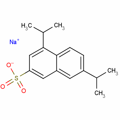 Naphthalenesulfonic acid, bis(1-methylethyl)-, sodium salt Structure,1322-93-6Structure