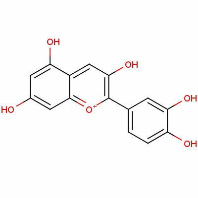 花青素結(jié)構(gòu)式_13306-05-3結(jié)構(gòu)式