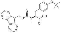 Fmoc-n-me-tyr(tbu)-oh Structure,133373-24-7Structure