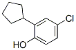 2-Cyclopentyl-4-chlorophenol Structure,13347-42-7Structure