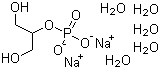 β-glycerophosphate disodium salt pentahydrate Structure,13408-09-8Structure