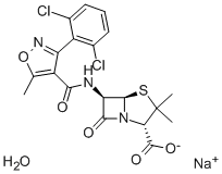 Dicloxacillin sodium Structure,13412-64-1Structure