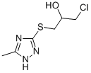 3-(1-Chloro-2-hydroxypropylthio)-5-methyl-1,2,4-triazole Structure,134399-12-5Structure