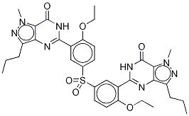 De(methypiperazinyl) sildenafil dimer Structure,1346603-48-2Structure