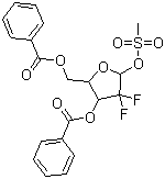 2-Deoxy-2,2-difluoro-D-ribofuranose-3,5-dibenzoate-1-methanesulfonate Structure,134877-42-2Structure