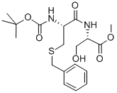 Boc-cys(bzl)-ser-ome Structure,13512-53-3Structure