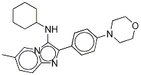 N-cyclohexyl-6-methyl-2-[4-(4-morpholinyl]-imidazo[1,2-a]pyridin-3-amine Structure,1353567-32-4Structure