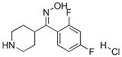 2,4-Difluorophenyl-(4-piperidinyl)methanone oxime hydrochloride Structure,135634-18-3Structure