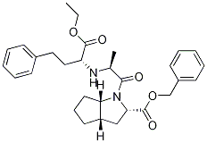 2-[N-[(R)-1-乙氧羰基-3-苯基丙基]-L-丙氨酰]-(1S,3S,5S)-2-氮雜雙環(huán)[3.3.0]辛烷-3-羧酸,芐酯結(jié)構(gòu)式_1356382-68-7結(jié)構(gòu)式