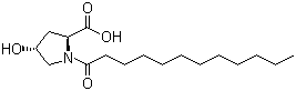 N-Dodecanoyl-4-hydroxy-L-proline Structure,135777-18-3Structure