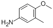 4-Methoxy-3-methylbenzenamine Structure,136-90-3Structure