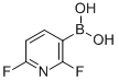 2,6-Difluoropyridine-3-boronic acid Structure,136466-94-9Structure