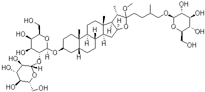 Anemarsaponin e standard Structure,136565-73-6Structure