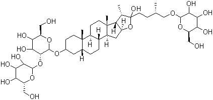 知母皂苷B II結(jié)構(gòu)式_136656-07-0結(jié)構(gòu)式