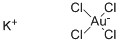 Potassium tetrachloroaurate Structure,13682-61-6Structure