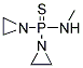 P,p-bis(1-aziridinyl)-n-methyl-phosphinothioic amide Structure,13687-09-7Structure