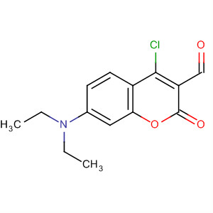 4-Chloro-7-(diethylamino)-2-oxo-2h-1-benzopyran-3-carboxaldehyde Structure,136918-66-6Structure