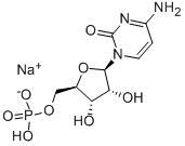 Sodium 4-amino-1-[5-o-(hydroxyphosphinato)-beta-l-ribofuranosyl]-2(1h)-pyrimidinone Structure,13718-47-3Structure