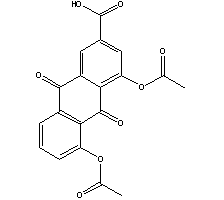 Diacerein Structure,13739-02-1Structure