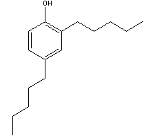 2,4-Dipentylphenol Structure,138-00-1Structure