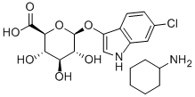 6-Chloro-3-indolyl-β-D-glucuronide Cyclohexylammonium Salt Structure,138182-20-4Structure