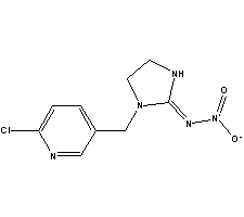 吡蟲啉結(jié)構(gòu)式_138261-41-3結(jié)構(gòu)式